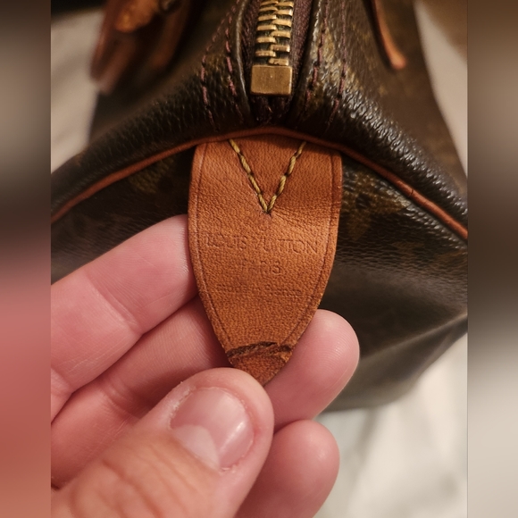 Louis Vuitton Speedy Shoulder Bag 30 Brown Canvas Lock And Key - Picture 2 of 11